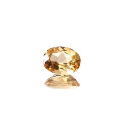 インペリアルガーネット(宝石名ヘソナイト・ガーネット)スリランカ産 0.47ct 識別済[241129438]5.5x4.2mm前後
