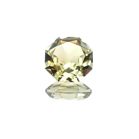 ◇オクタゴンカット◇グリーントルマリン SA(宝石名グリーン・トルマリン)ブラジル産 0.49ct 識別済[231124200]5.1x5.1mm前後