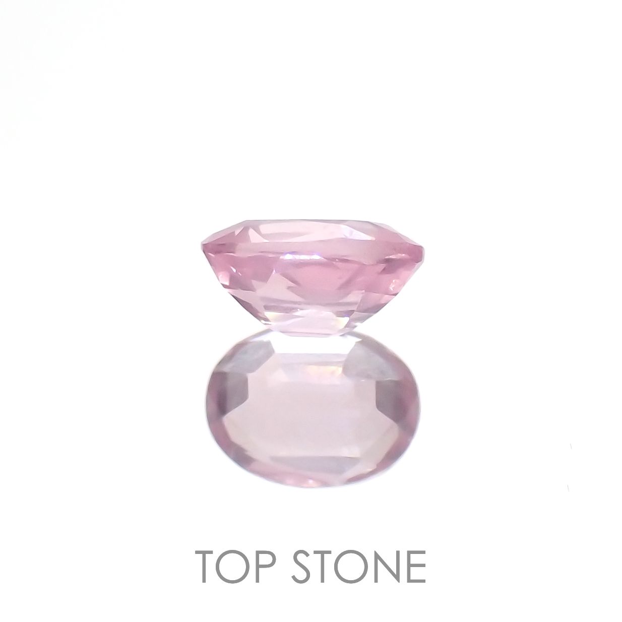 シルキーピンクスピネル(宝石名ピンク・スピネル)タンザニア産 0.33ct 識別済[230120251]4.7x3.6mm前後