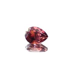 ピンクジルコン(宝石名ジルコン)スリランカ/カンボジア産 1.69ct 識別済[230320993]7.8x5.9mm前後