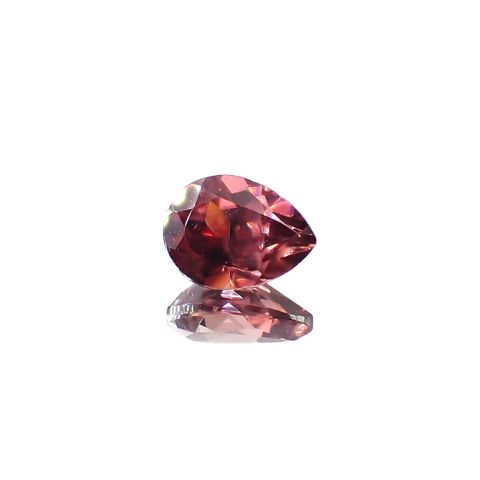 ピンクジルコン(宝石名ジルコン)スリランカ/カンボジア産 1.69ct 識別済[230320993]7.8x5.9mm前後