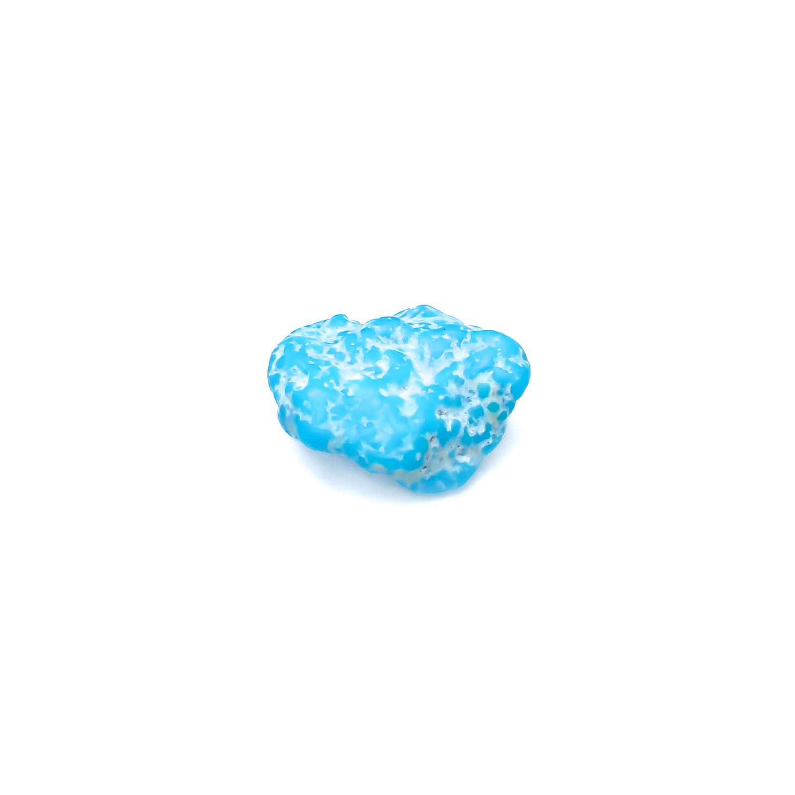 ターコイズ 原石 アメリカ・アリゾナ州キングマン産 7.56ct[240226366]15.4x12.6mm前後