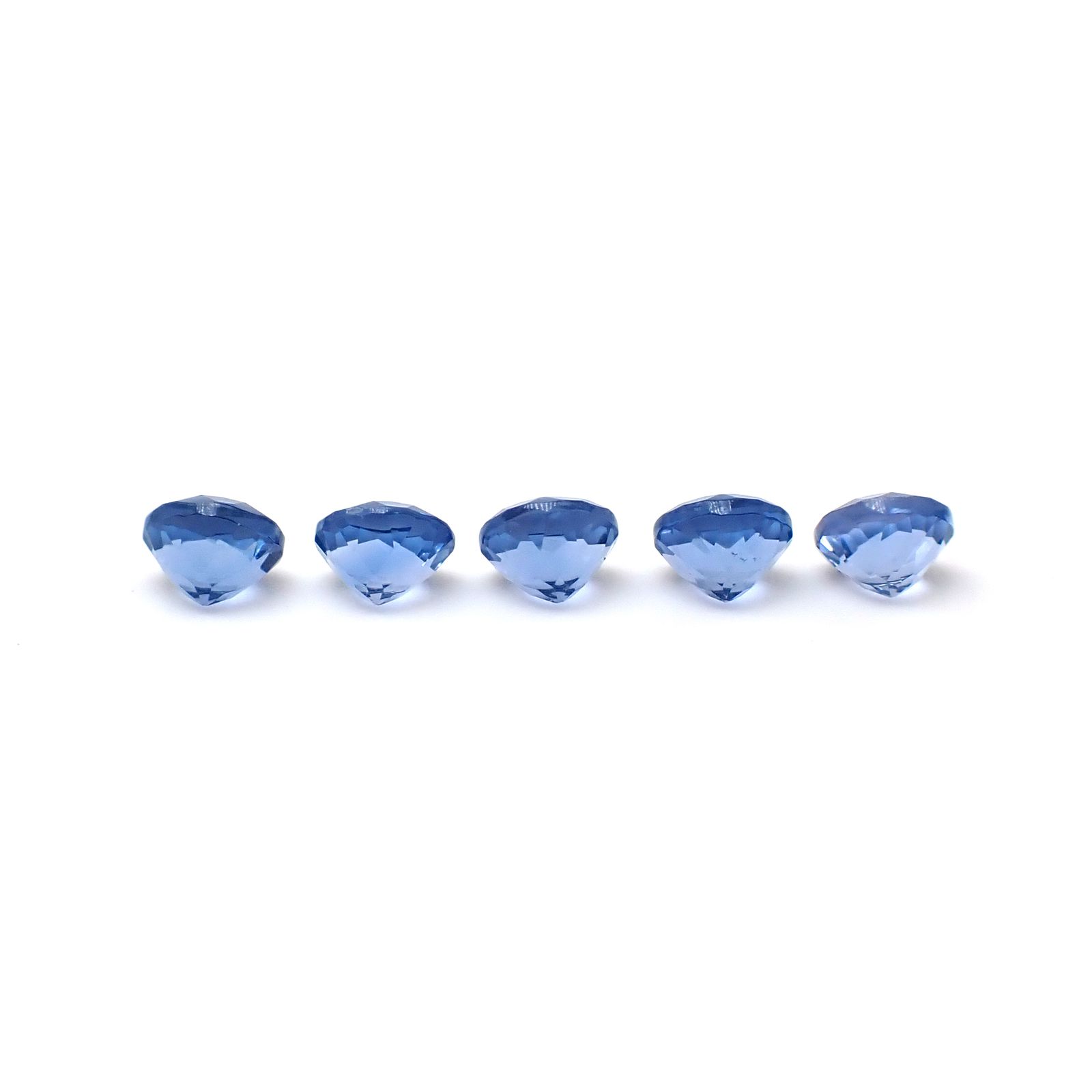 <ランダムセレクト1個販売> カラーチェンジフローライト ラウンドカット ブラジル産 0.60ct前後[210913383-PAC]5.1×5.1mm前後