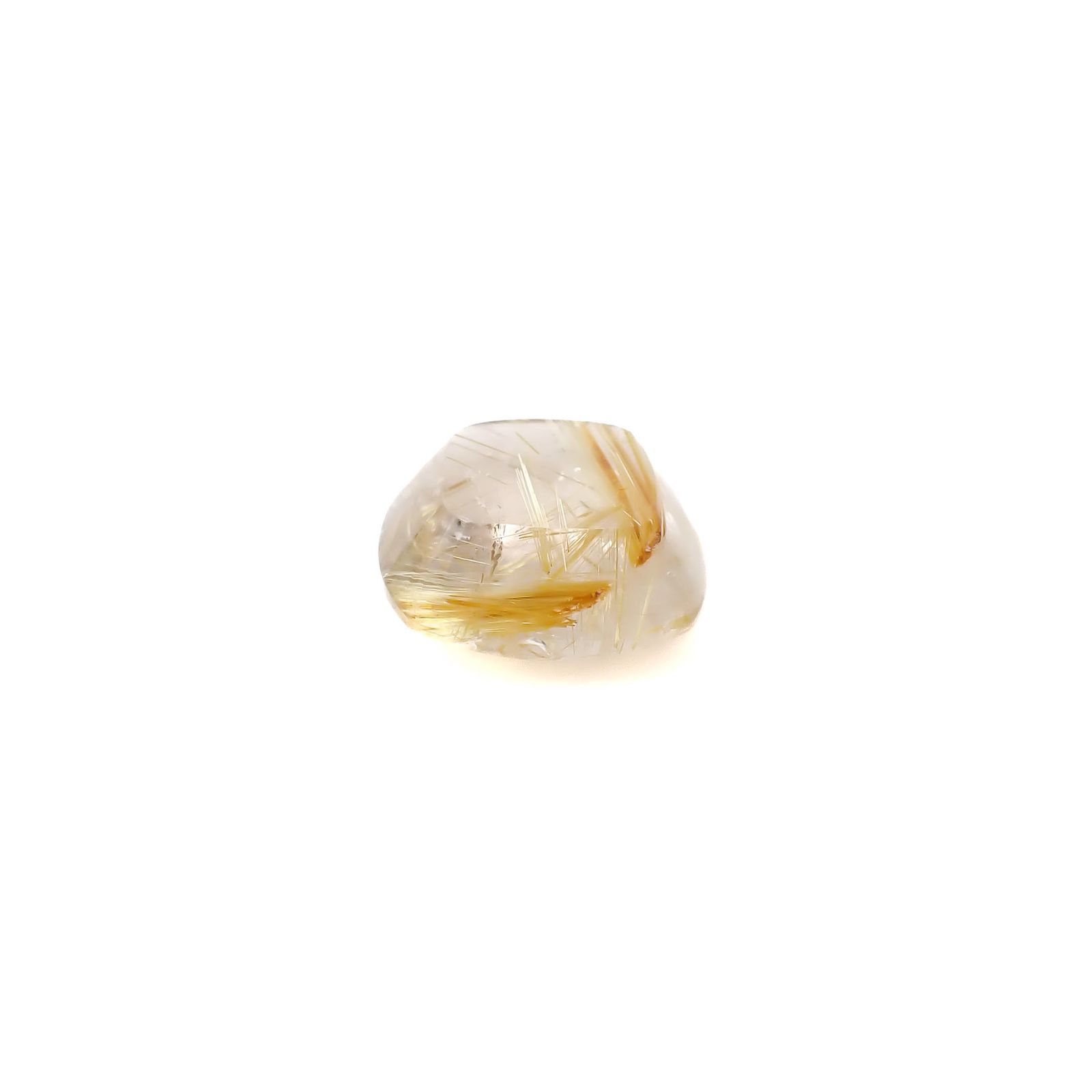 タイチンルチルクオーツ ブラジル産 8.29ct[240427321]13.1x12.7mm前後
