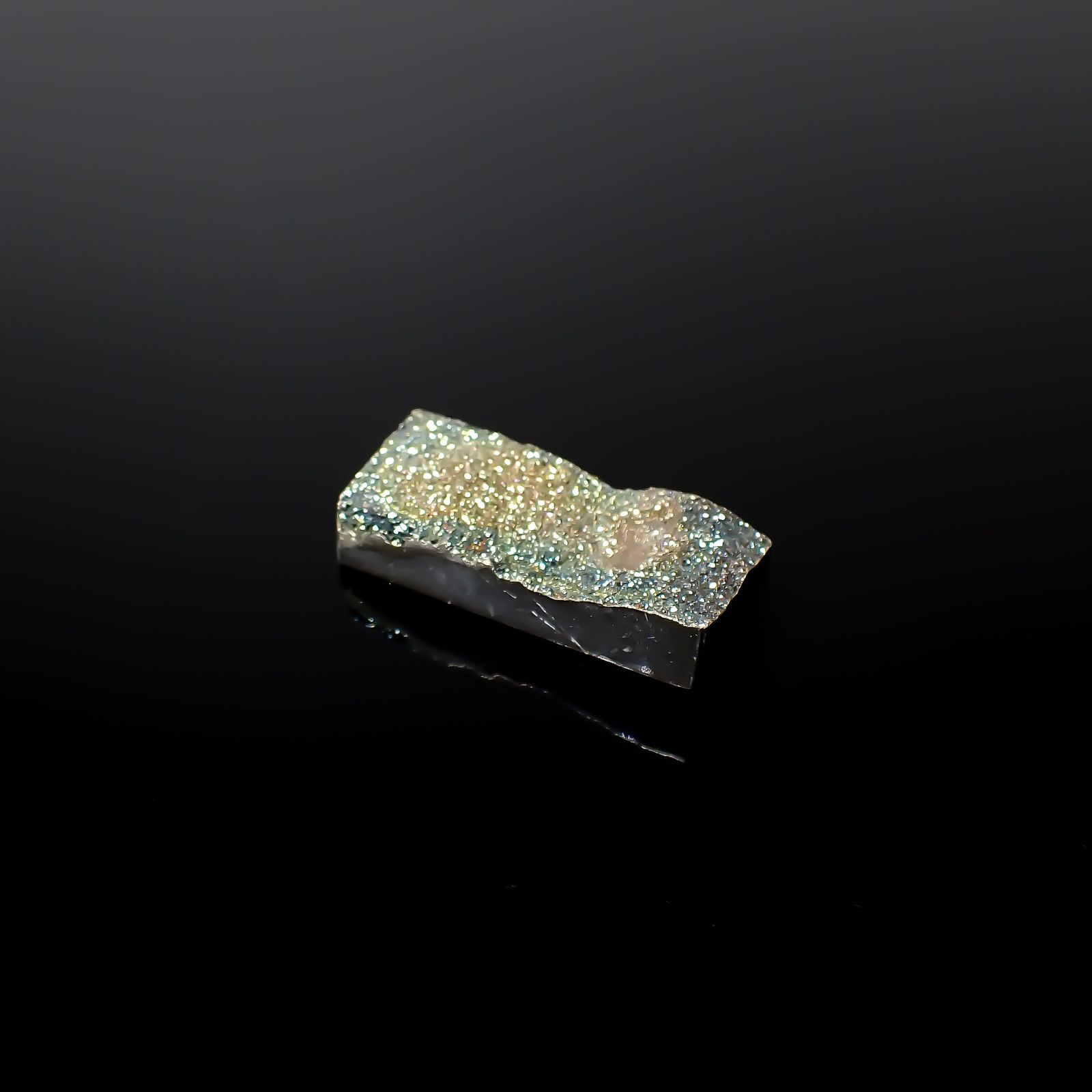 レインボーパイライト 原石 ロシア産 20.69ct[240326434]26.4x12mm前後