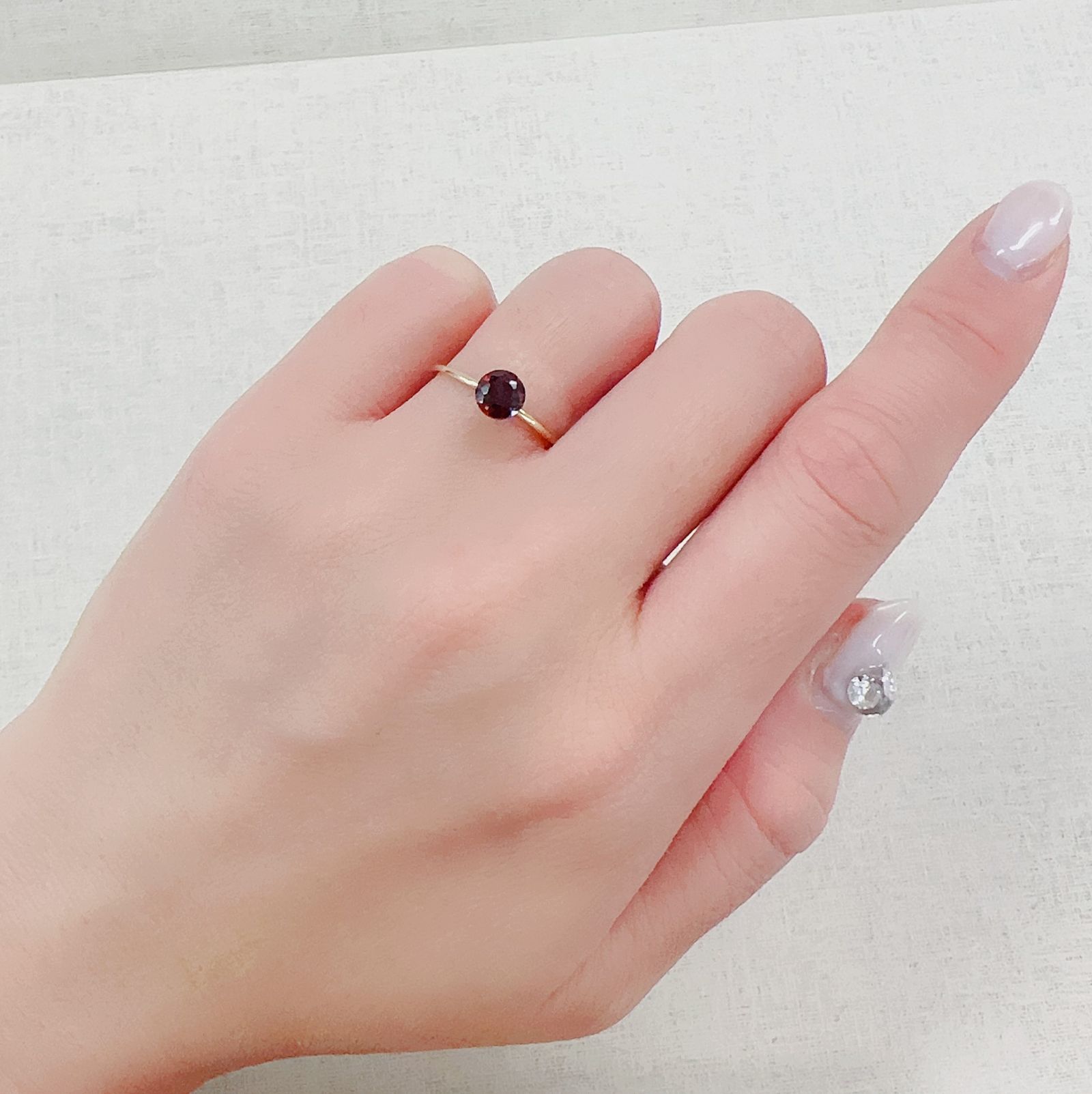パイラルスパイトガーネット モザンビーク産 0.96ct[230421775]5.5x5.5mm前後