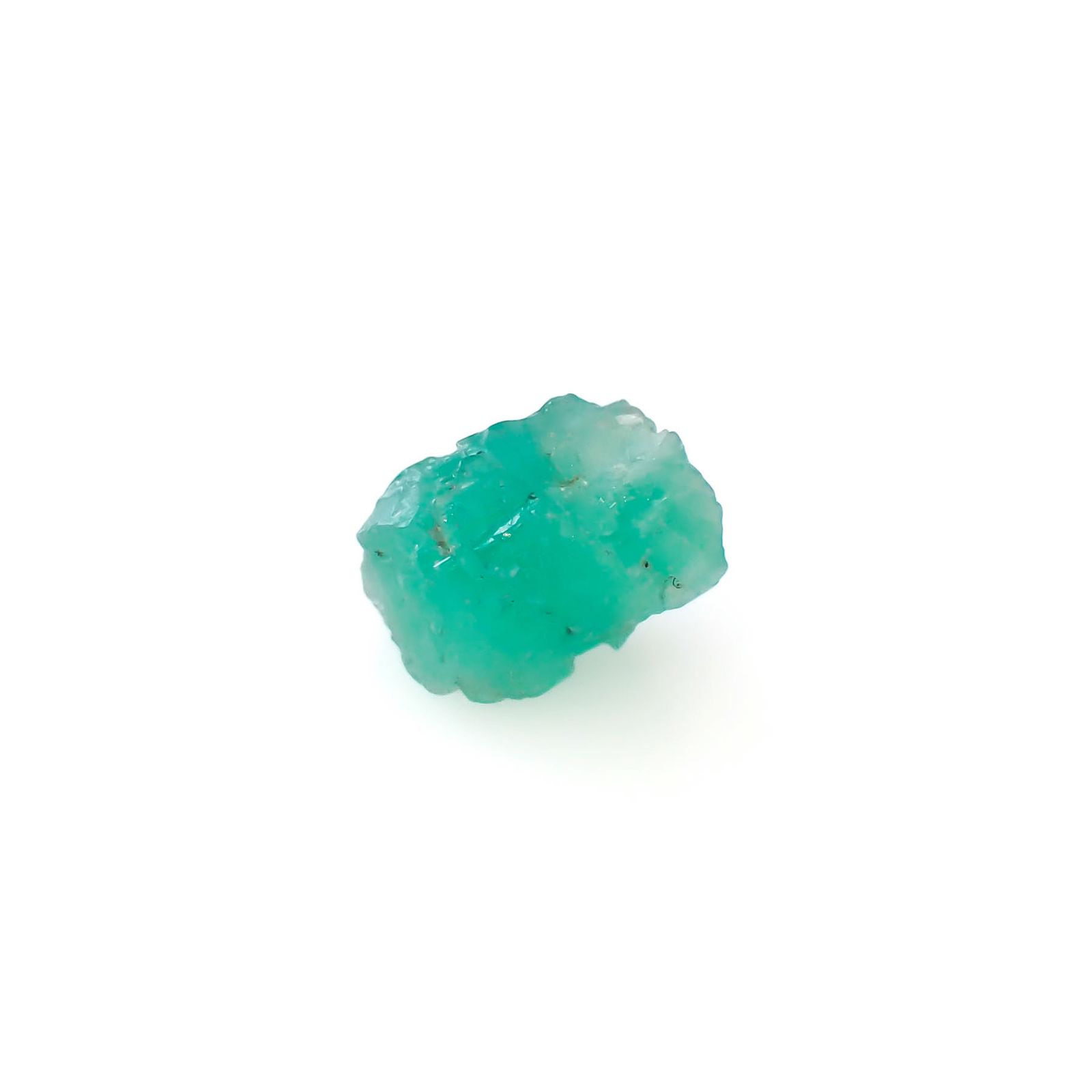 エメラルド原石 コロンビア産 3.95ct [250430180]9.2x9.6mm前後