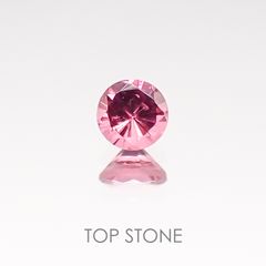 ホットピンクスピネル タンザニア産 ルース 0.15ct[20117676]3.1×3.1mm前後