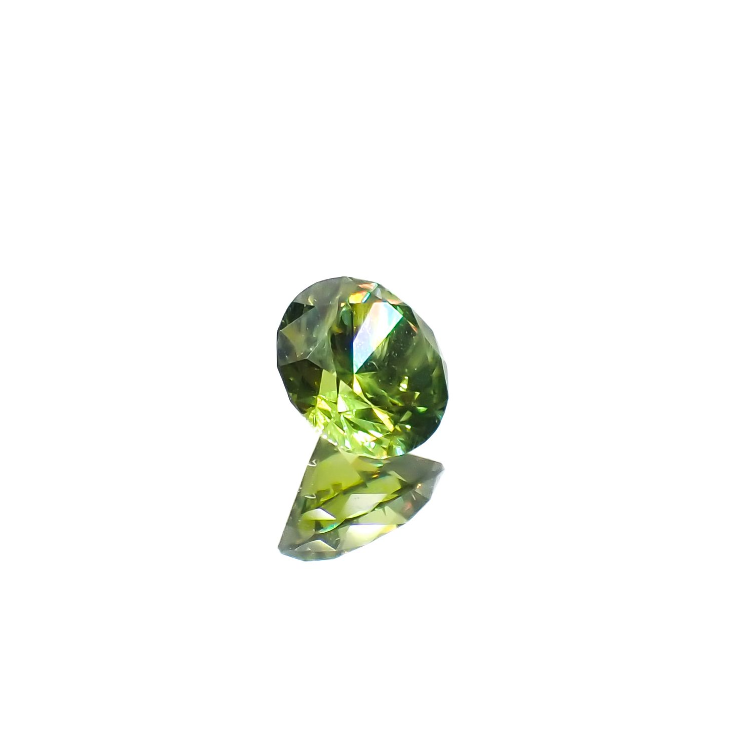 デマントイドガーネット ロシア産 0.54ct[240427192]4.9x4.9mm前後
