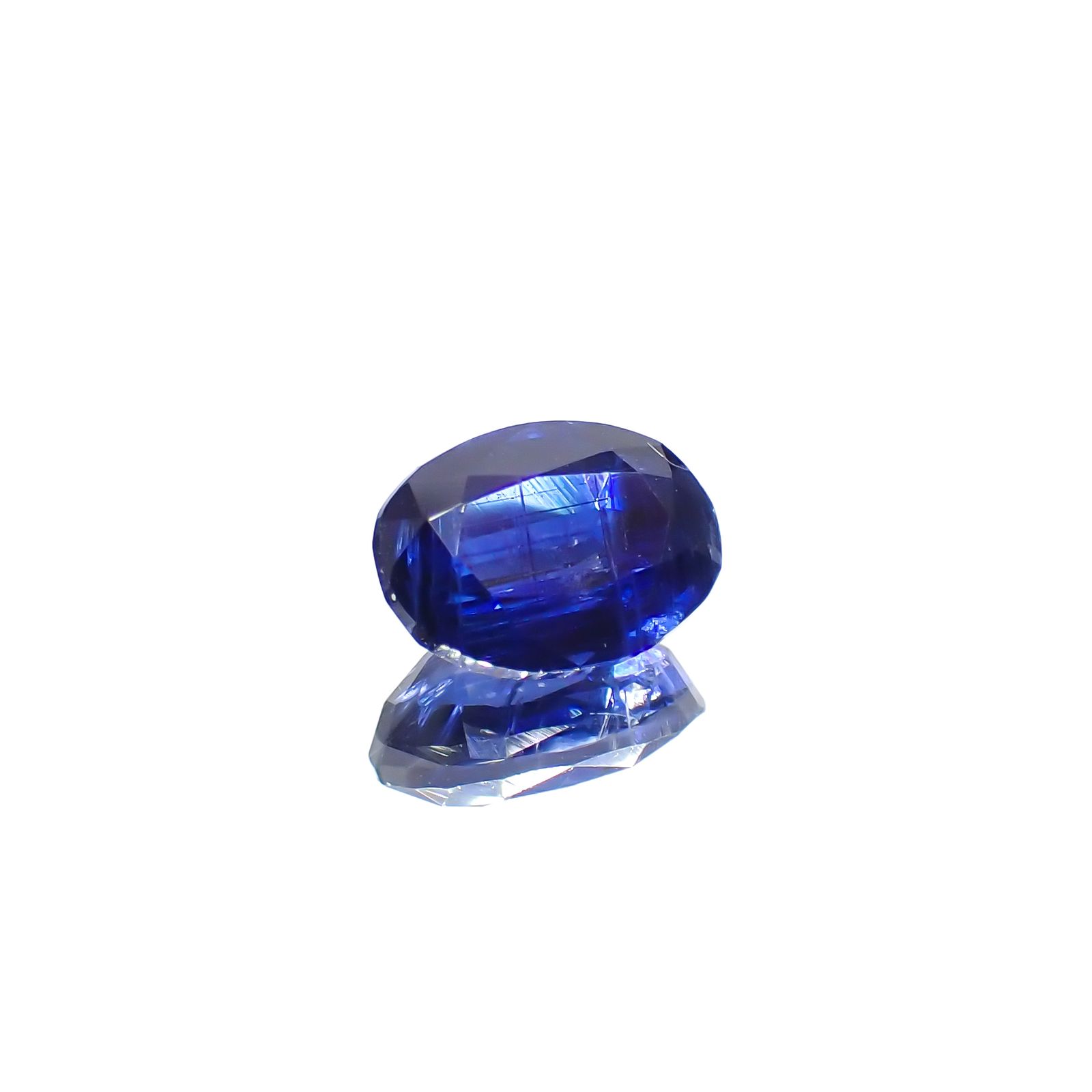 カイヤナイト(宝石名カイヤナイト)ネパール産 1.03ct 識別済[231225175]6.9x5.1mm前後