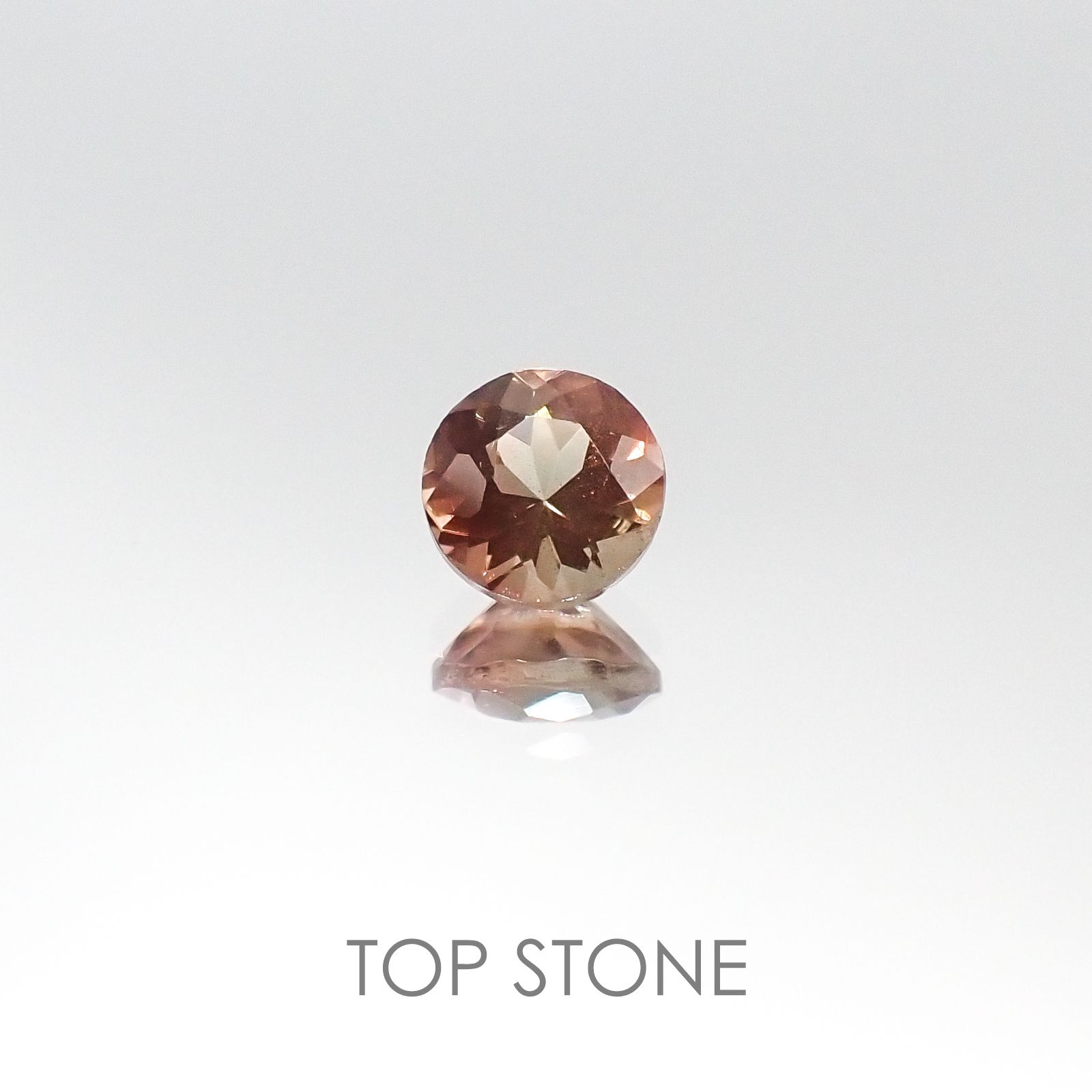 バイカラーオレゴンサンストーン アメリカ産 ルース 0.47ct[20095059]5×5mm前後