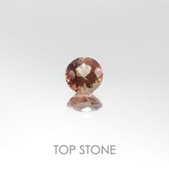 バイカラーオレゴンサンストーン アメリカ産 ルース 0.47ct[20095059]5×5mm前後