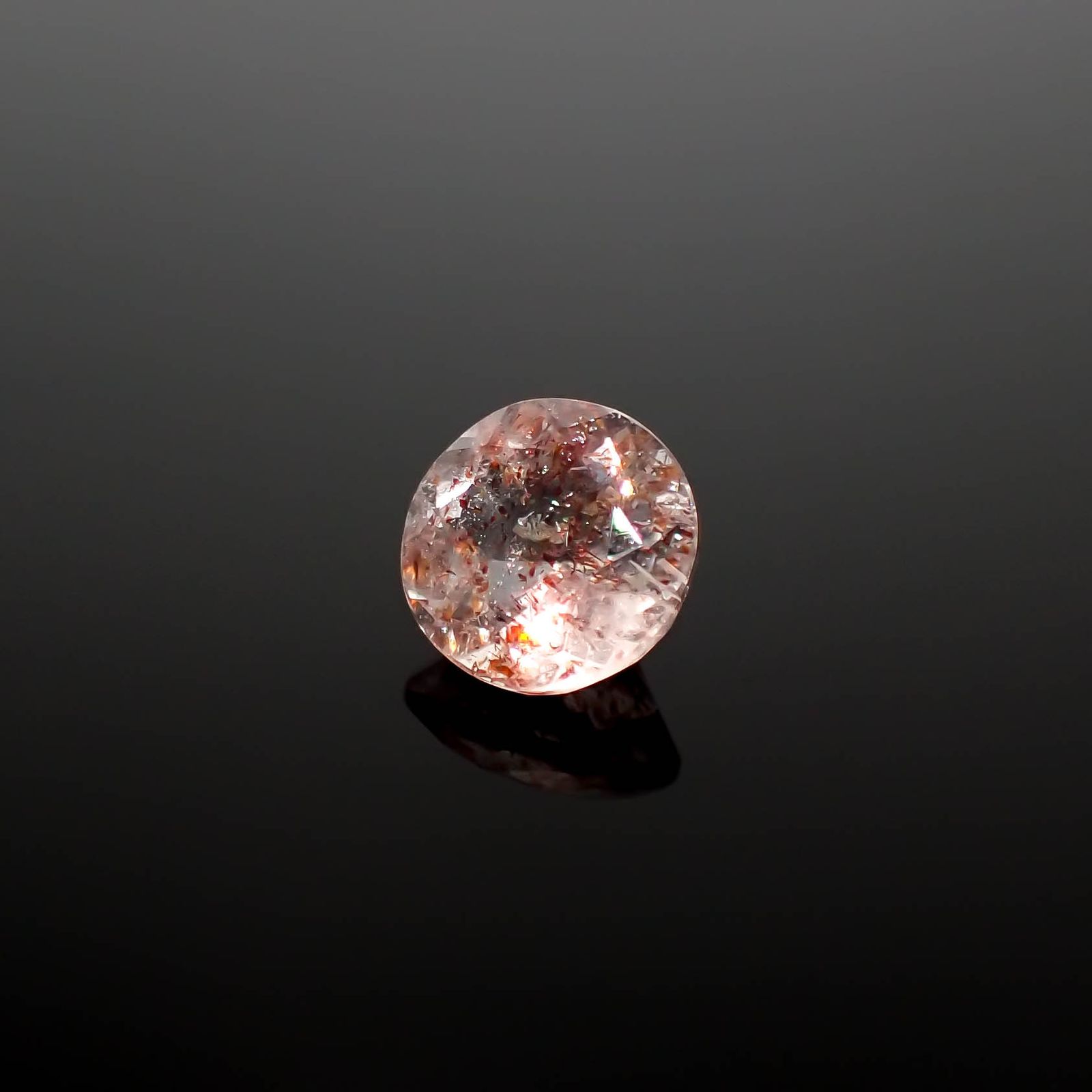 ファイヤークォーツ ナイジェリア産 1.81ct[240326710]7.9x7.9mm前後