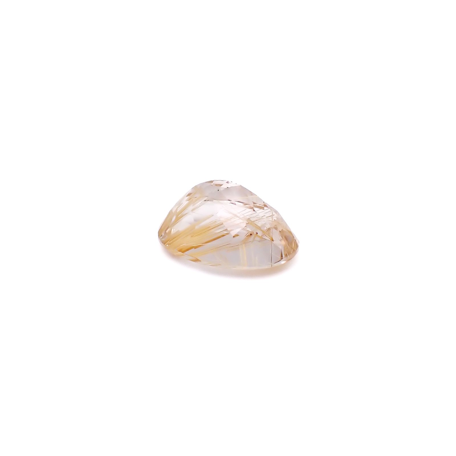 ルチルクォーツ ブラジル産 12.58ct / 17.9x12.8mm前後 [260732402]