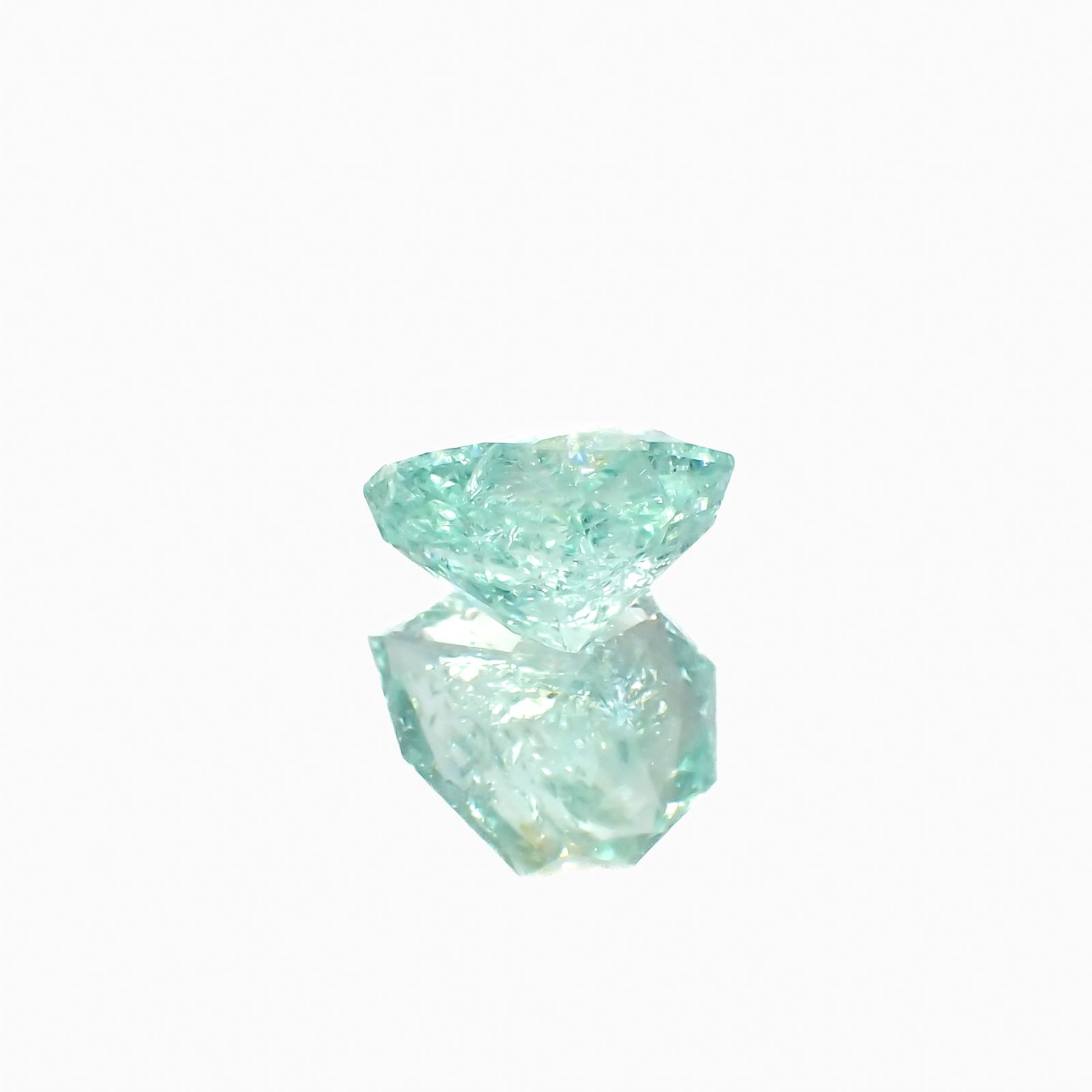 ◇カスタムカット◇パライバトルマリン モザンビーク産 6.53ct[230622509]14.2x12.1mm前後