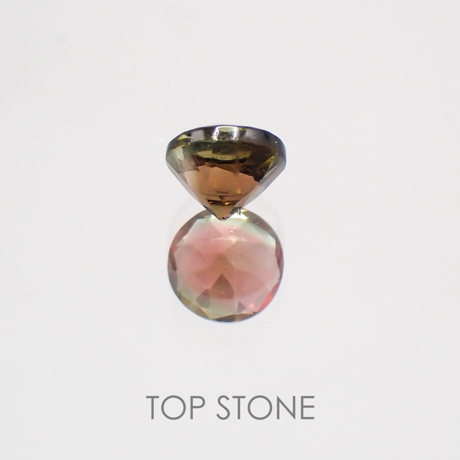 バイカラートルマリン ブラジル・アフリカ産 ルース 0.29ct[210410461]4.1×4mm前後
