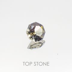 ◇オクタゴンカット◇バイカラートルマリンSA ブラジル・アフリカ産 ルース 0.28ct[20117146]4.4×4.4mm前後