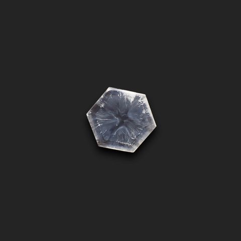 トラピッチェクォーツ 偏光板2枚付き コロンビア・ボヤカ産 18.79ct[230521960]21.3x20.8mm前後