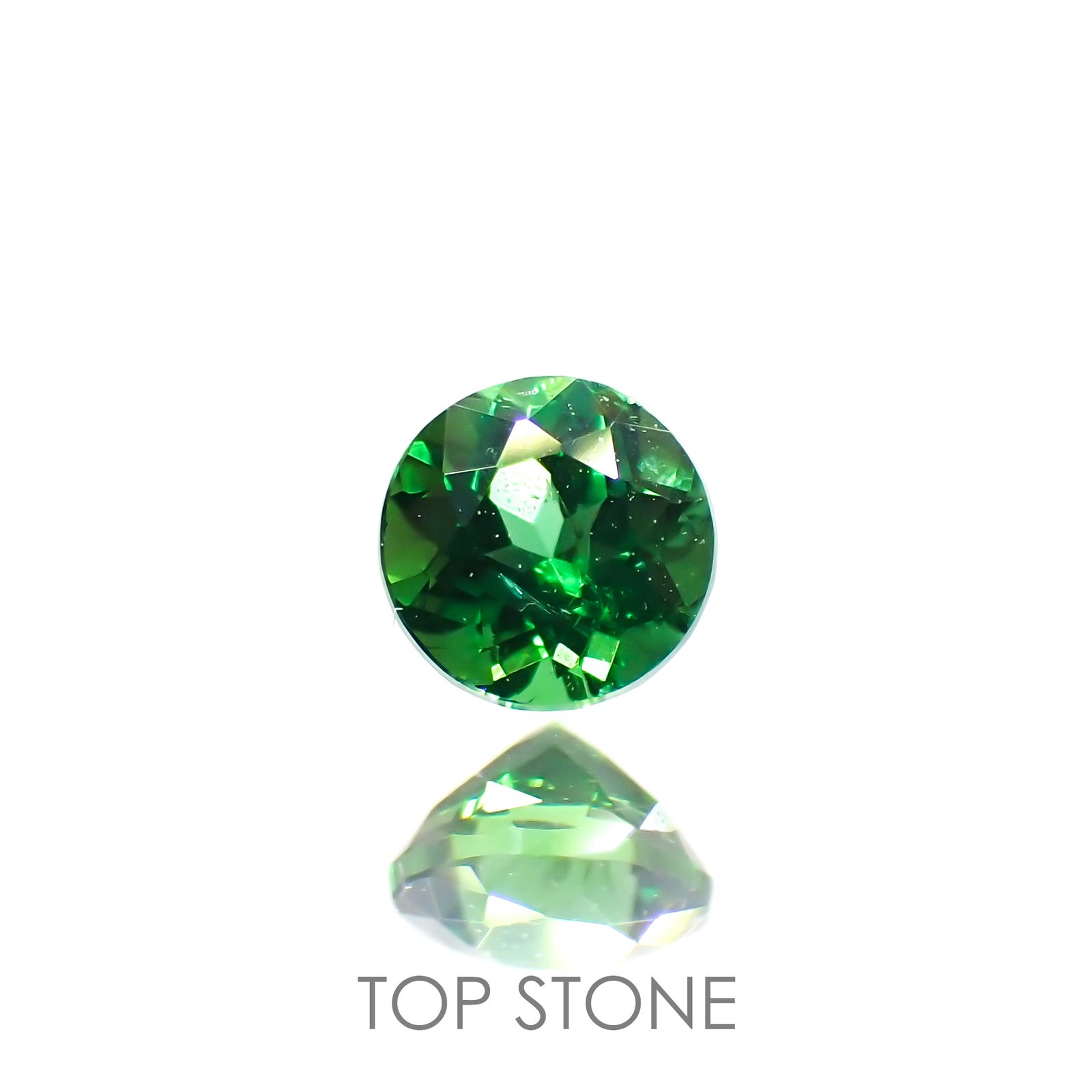 クロムトルマリン タンザニア産 0.22ct[220114162]3.6x3.6mm前後
