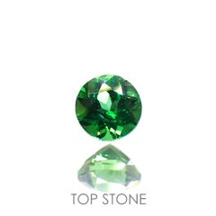 クロムトルマリン タンザニア産 0.22ct[220114162]3.6x3.6mm前後