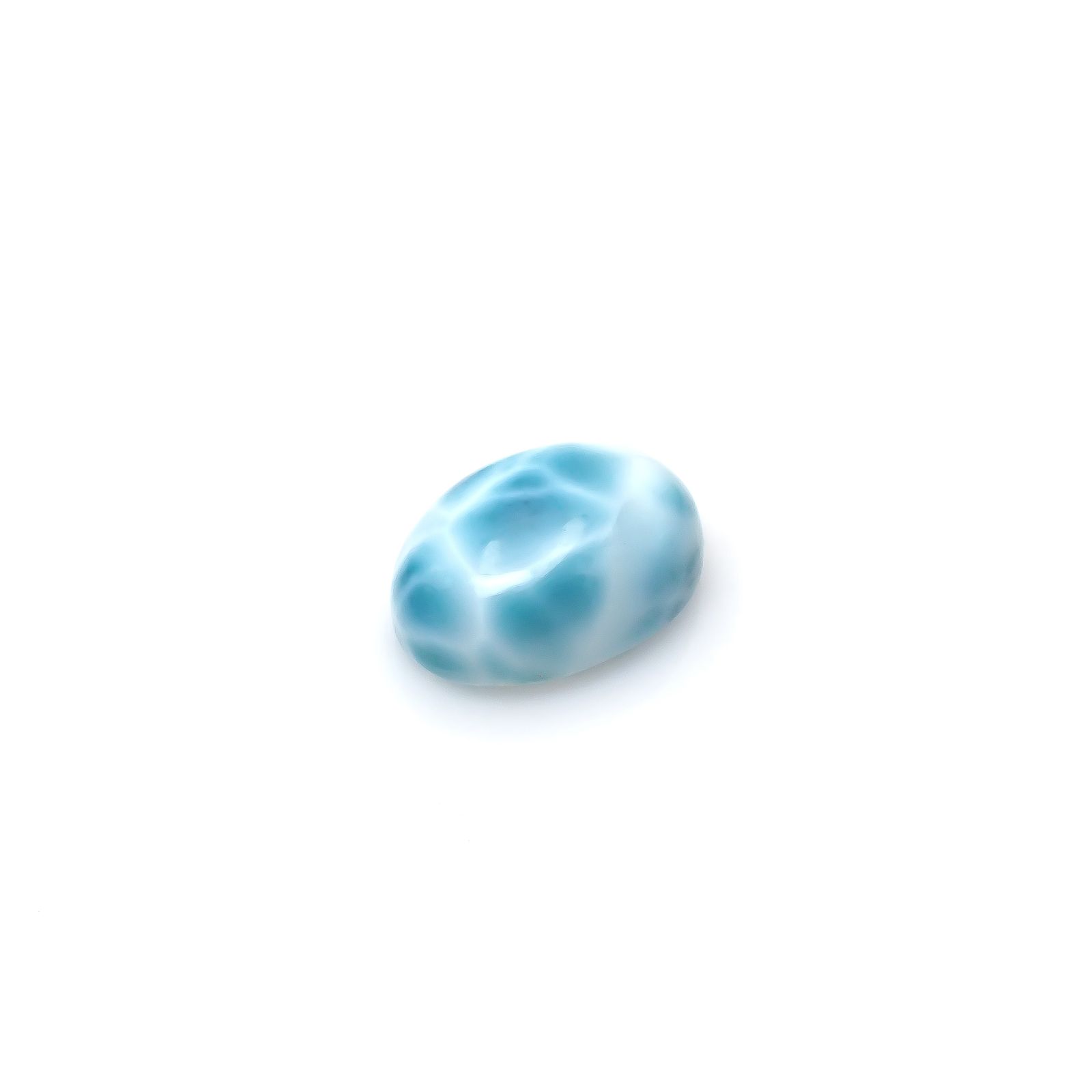 ラリマー ドミニカ共和国産 21.22ct [250630543]20x14.8mm前後
