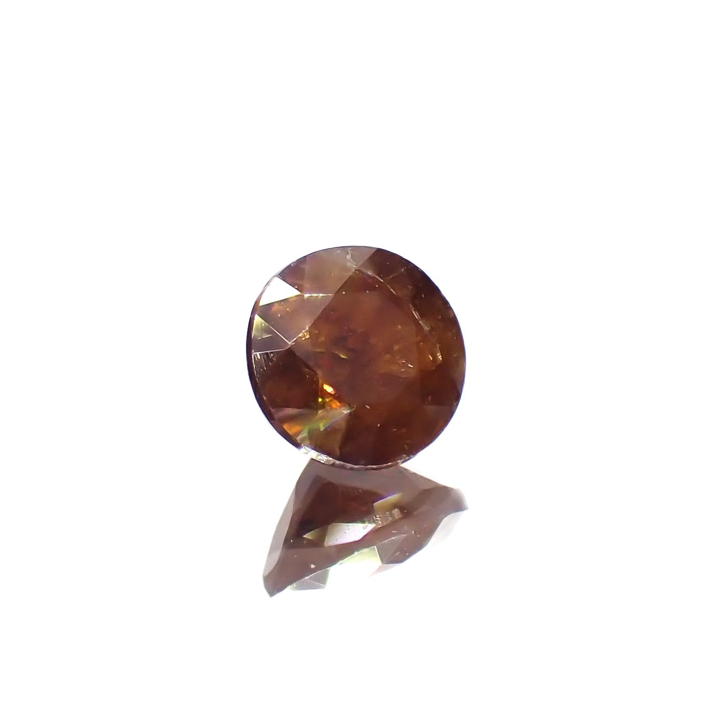 レインボーガーネット 日本・奈良県天川村産 0.45ct[230521957]4.5x4.4mm前後