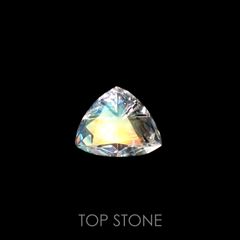 ◇甲州貴石切子Plus Three◇レインボームーンストーン カード付き(宝石名ラブラドライト)マダガスカル産 1.21ct 識別済[220114601]7x8.7mm前後