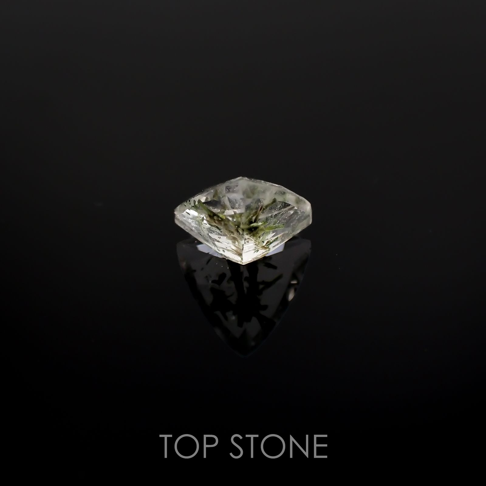 ヘデンベルジャイトインクォーツ インドネシア産 1.22ct[220917835]7.7x7.7mm前後