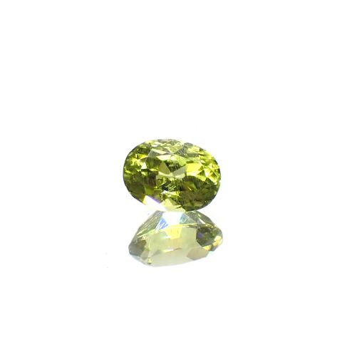パラサイティックペリドット インドネシア・ジェパラ産 0.58ct [250730814]5.6x4.2mm前後