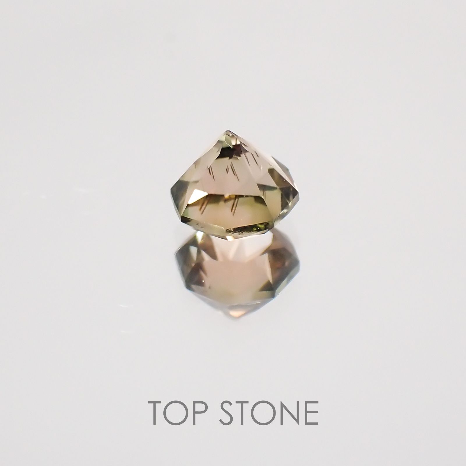 ◇オクタゴンカット◇バイカラートルマリンSA ブラジル・アフリカ産 ルース 0.39ct[21049165]4.2×4.2mm前後