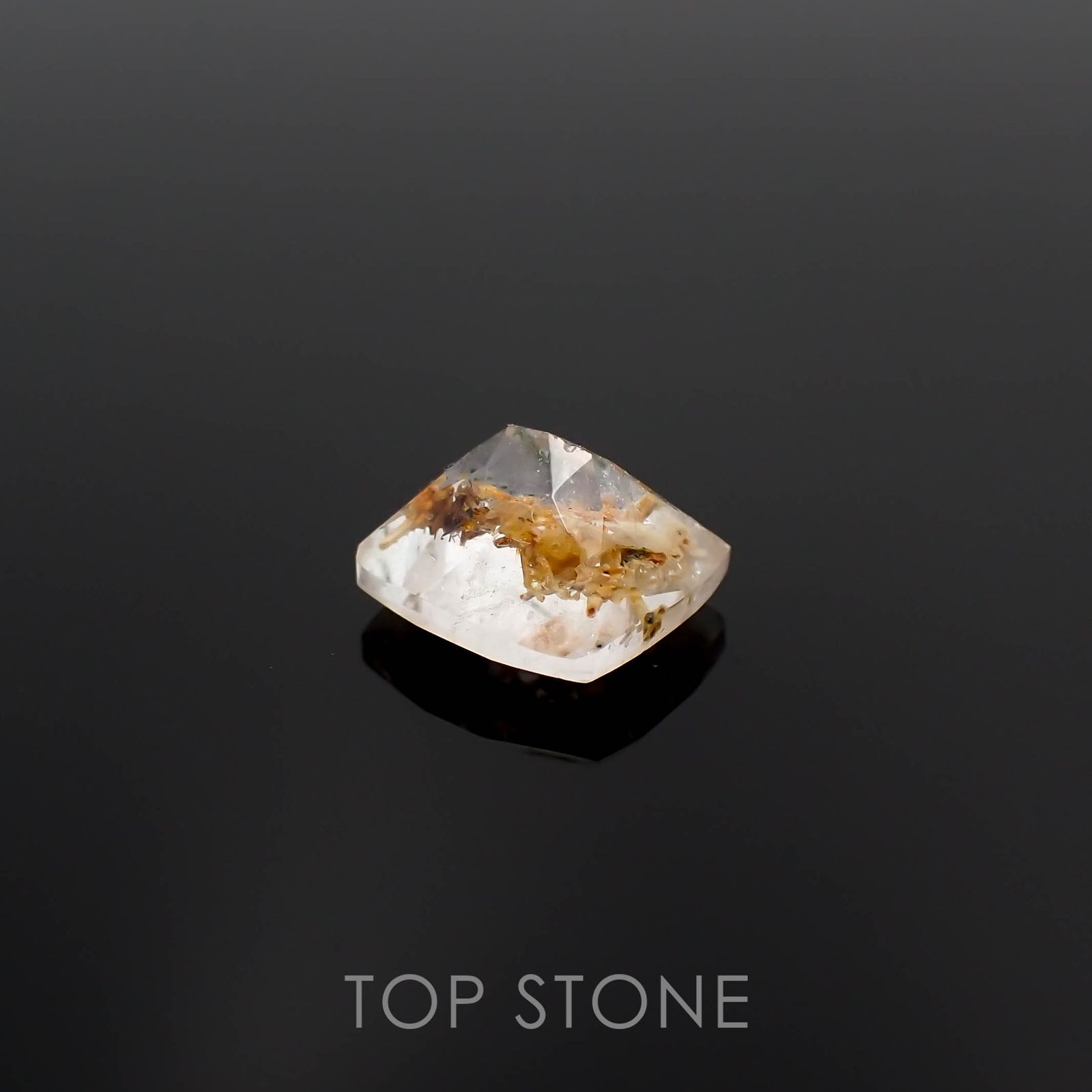 ヘデンベルジャイトインクォーツ インドネシア産 1.65ct[230120048]7.8x7.1mm前後