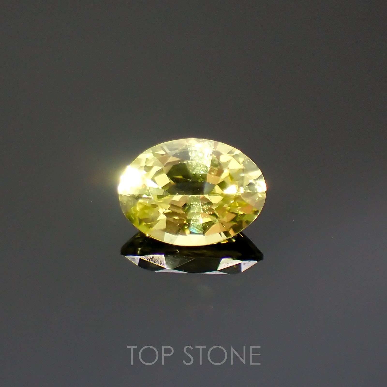 クリソベリル(宝石名クリソベリル)マダガスカル産 0.50ct 識別済[220114488]5.7x4.2mm前後