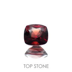 レッドスピネル(宝石名スピネル)ビルマ/マダガスカル産 0.89ct 識別済[220817539]5.7x5.2mm前後