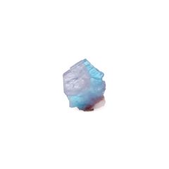 バイカラーパライバトルマリン原石スライス ブラジル産 4.22ct [241129450]13.8x11.4mm前後