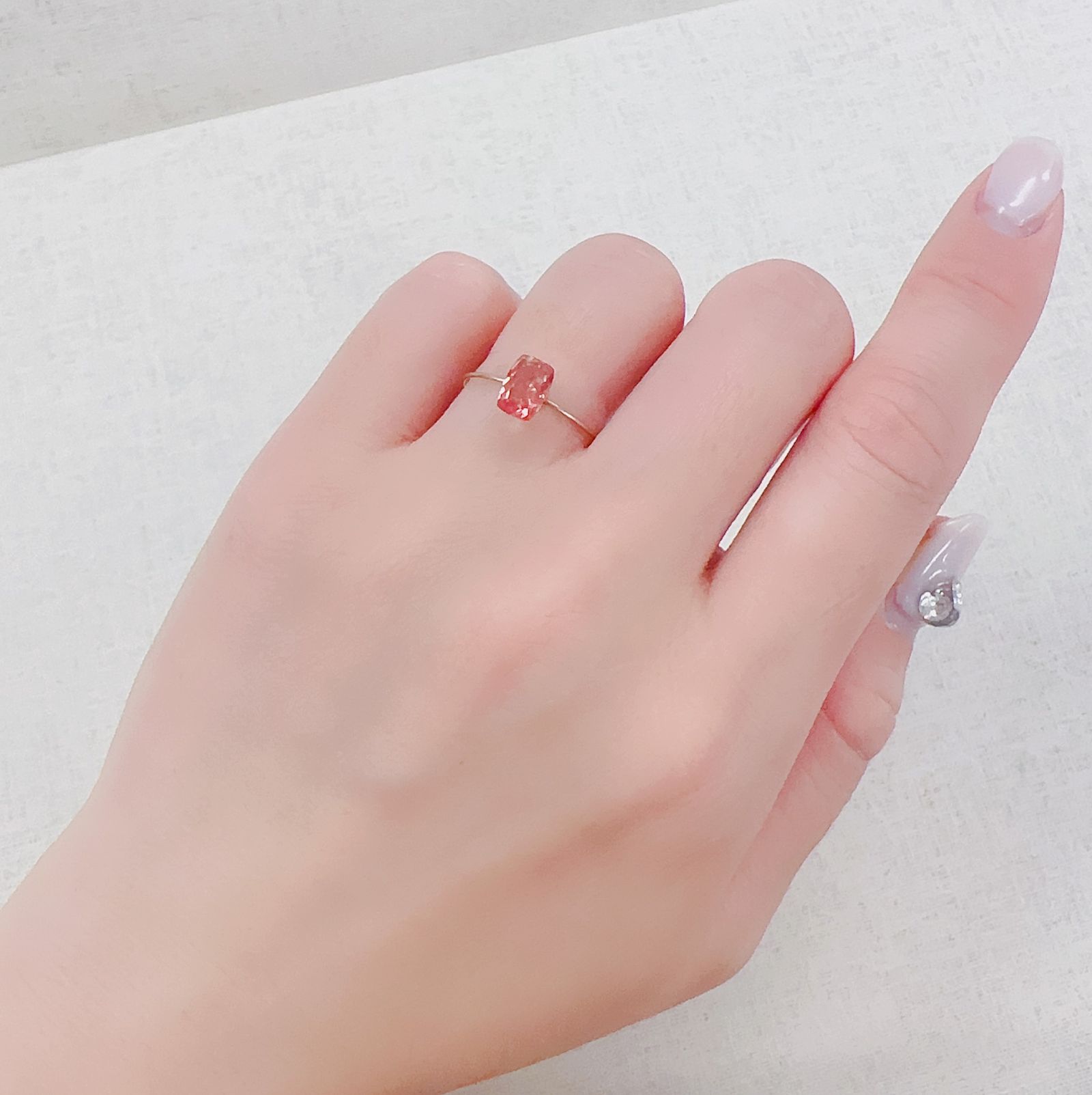 エチオピアサンストーン(宝石名アンデシン・ラブラドライト)エチオピア産 0.67ct 識別済[230321319]6.9x4.8mm前後