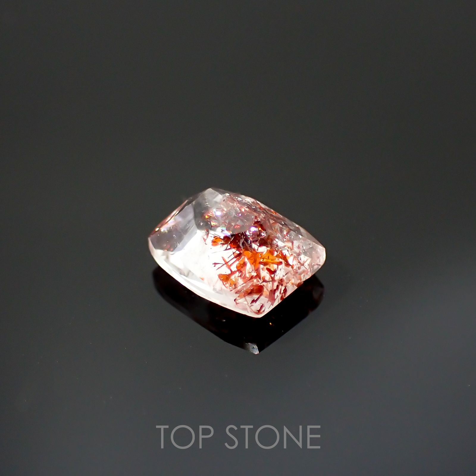 ファイヤークォーツ ナイジェリア産 1.46ct[220114749]7.7x6.3mm前後