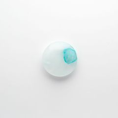 パライバトルマリンインクォーツ(宝石名トルマリンインクォーツ/別名パライバ・トルマリンインクォーツ) ブラジル産 1.612ct ソ付(宝貴協)[210812954]9.1×9.0mm前後