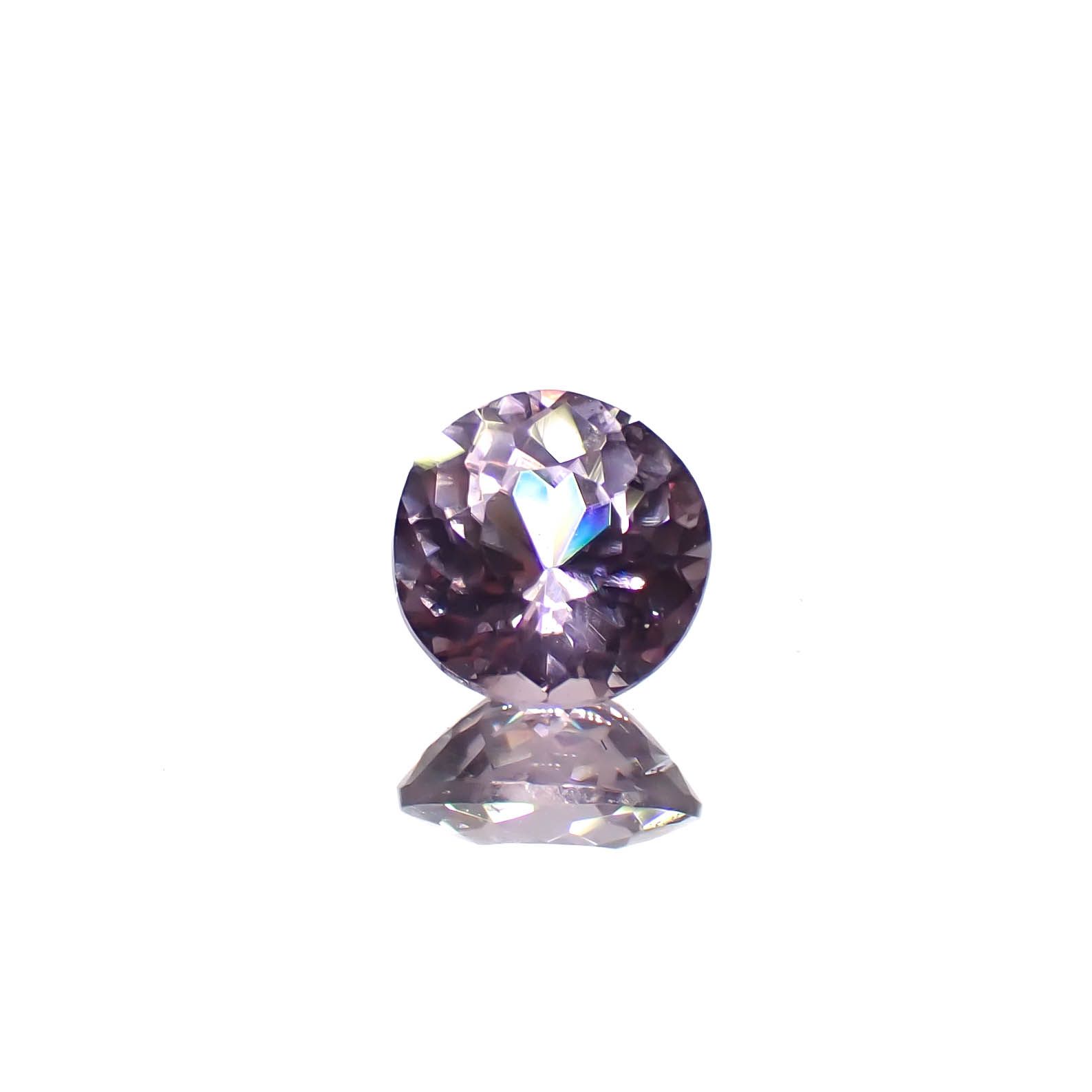 カラーシフト ピンクダイアスポア アフガニスタン産 0.43ct[240627973]4.7x4.7mm前後