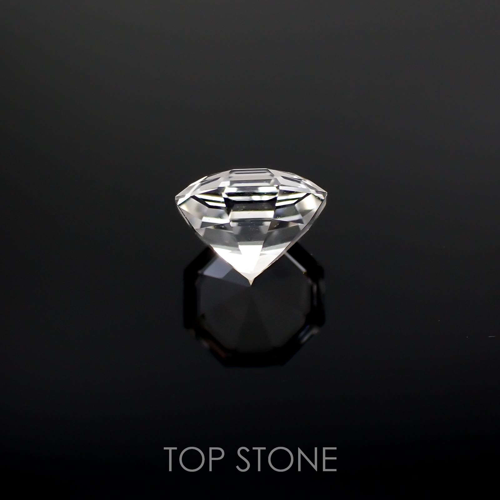 ◇オクタゴンカット◇レムリアンシードクリスタル(保証シール付き) ブラジル産 0.83ct[221018278]6x6mm前後