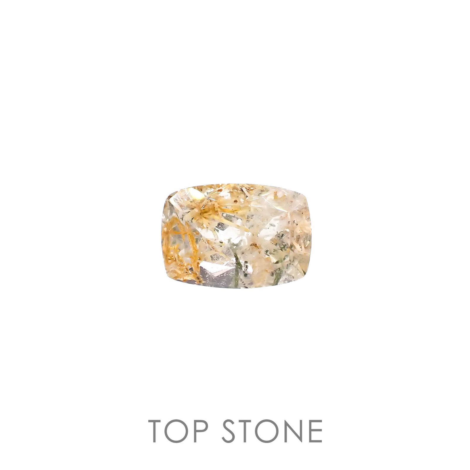 ヘデンベルジャイトインクォーツ インドネシア産 2.74ct[230120051]10.8x7.6mm前後