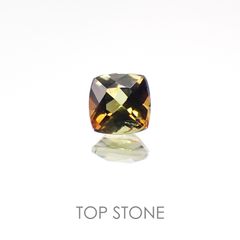 バイカラーアンダリュサイト スリランカ産 ルース 0.32ct[20117475]4×4mm前後
