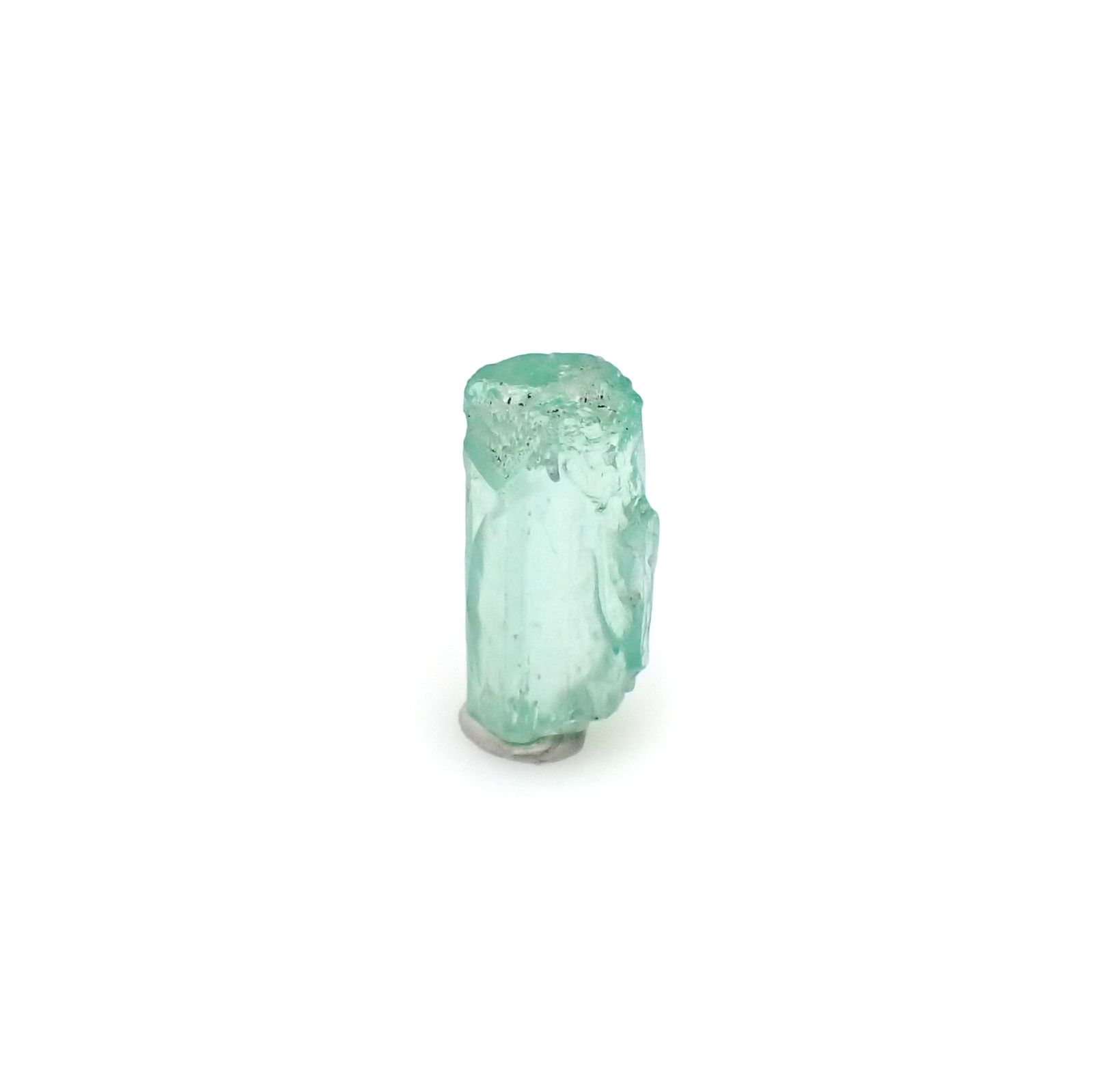 エメラルド柱状結晶 原石 コロンビア産 3.16ct[240427251]12.5x6mm前後