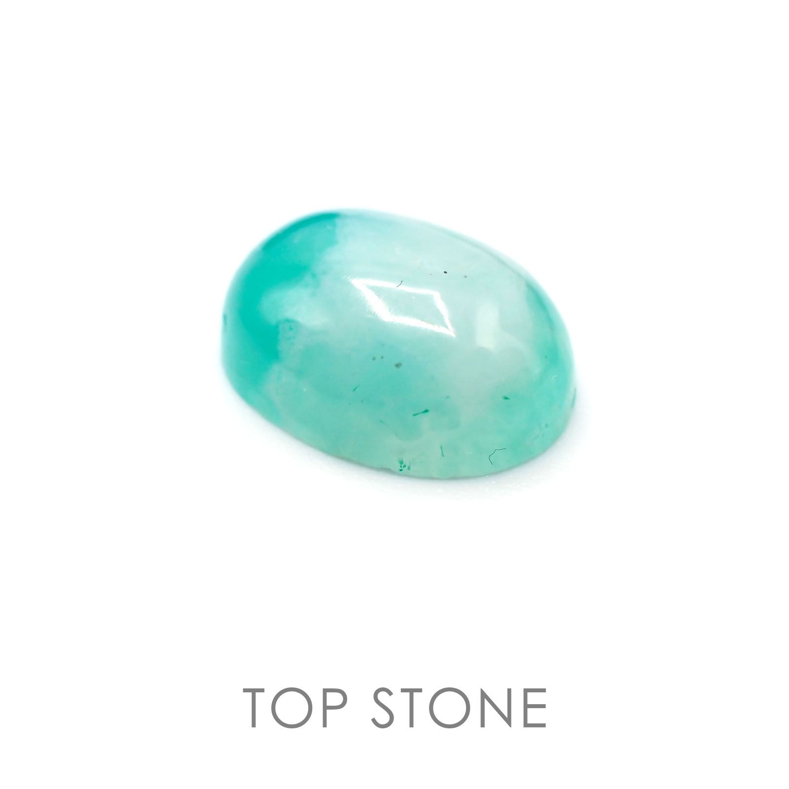 ジェムシリカ ペルー産 ルース 8.7ct[20117251]15.9×12.1mm前後
