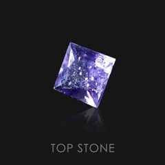 ◇プリンセスカット◇アイオライトサンストーン インド・ブラジル産 ルース 0.27ct[20128417]3.9×3.8mm前後