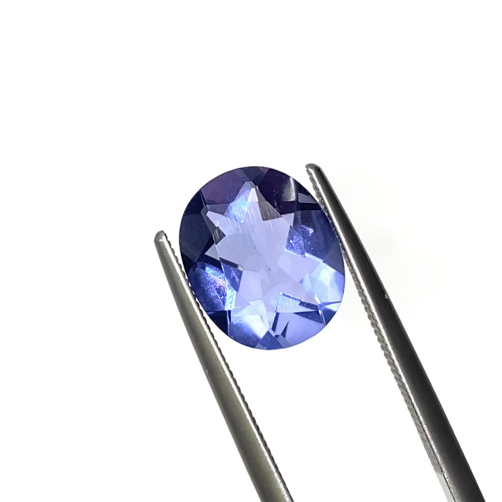 カラーチェンジフローライト ブラジル産 3.90ct[240326608]11x9.2mm