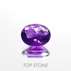 カラーシフトアメジスト(宝石名アメシスト)ブラジル/ウルグアイ産 1.52ct 識別済[220113962]8.9x6.9mm前後