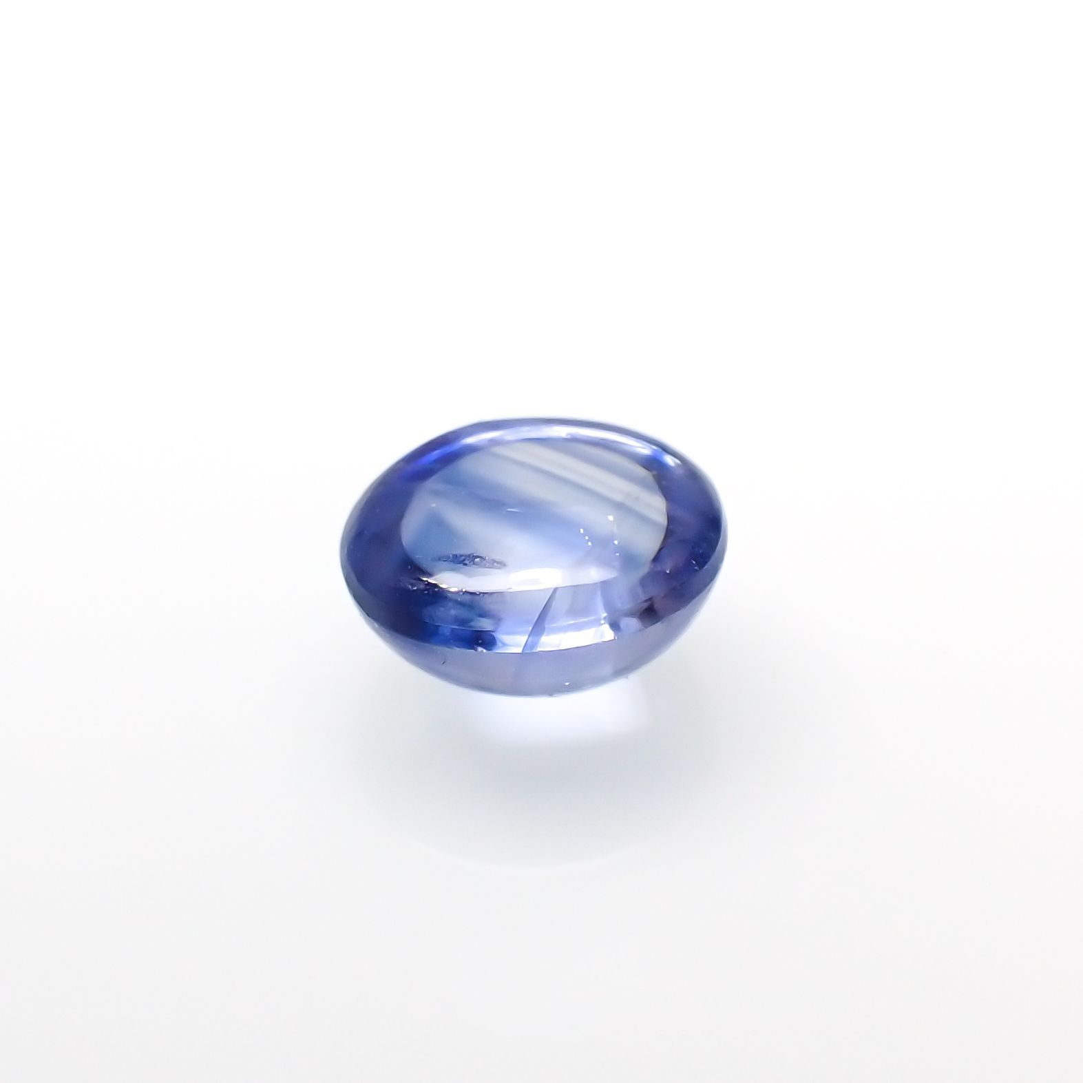 サファイア(宝石名ブルー・サファイア)スリランカ/マダガスカル産 0.87ct 識別済[220918157]5.4x4.4mm前後