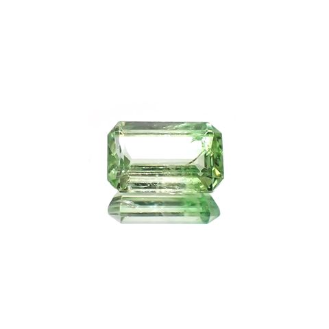 バイカラーツァボライト(宝石名グリーン グロッシュラー・ガーネット) タンザニア産 識別済 0.80ct / 6.7x4.2mm前後 [210711570]
