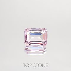 クンツァイト(宝石名クンツァイト)アフガニスタン産 3.90ct 識別済[220115224]9.6x7.3mm前後