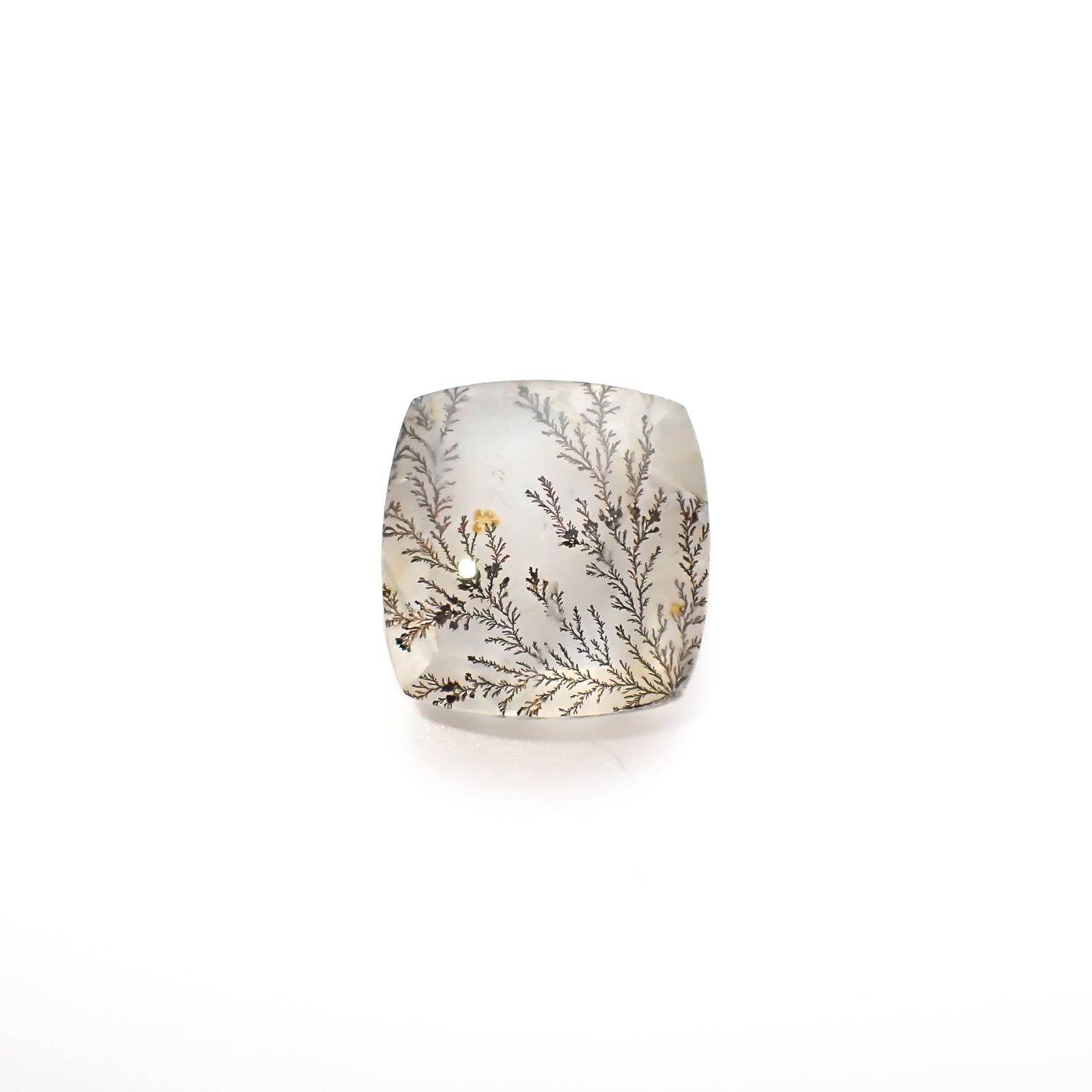 デンドリチッククォーツ ブラジル産 8.99ct[230321077]15.3x14.6mm前後